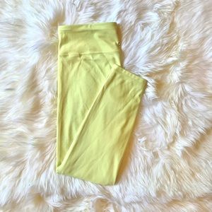 GAP FIT SMALL yellow blackout leggings